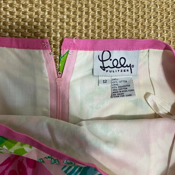 Lilly Pulitzer Patchwork Classic Skirt - Size 12 - Multicolor - Picture 2 of 2
